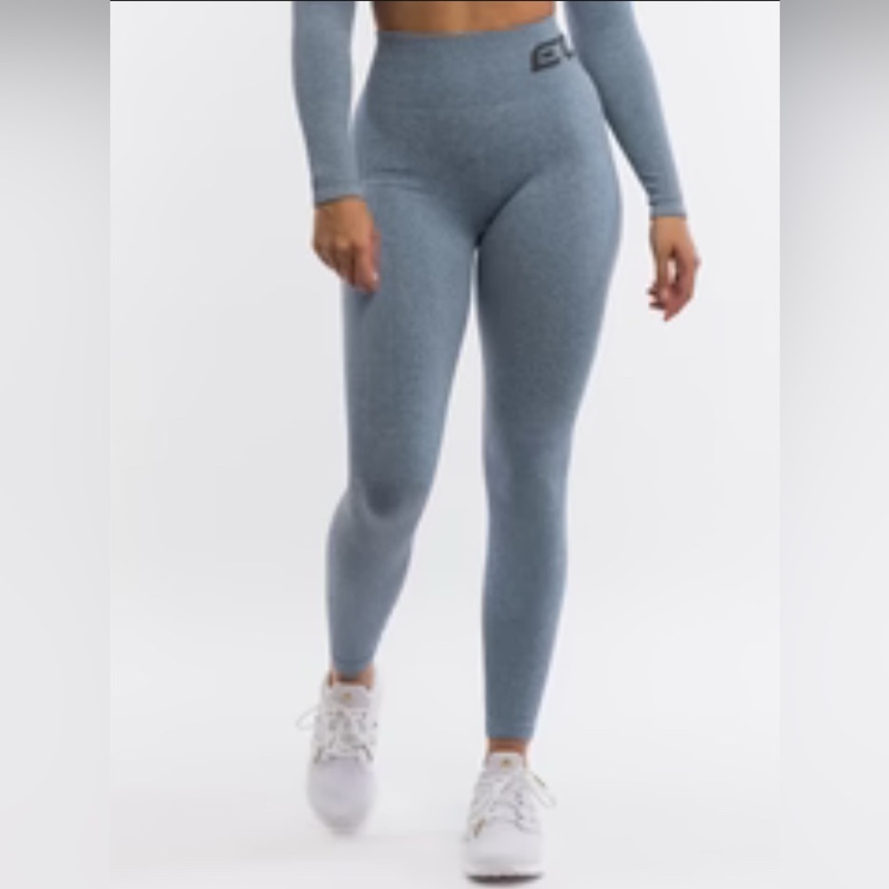ECHT blue arise leggings small